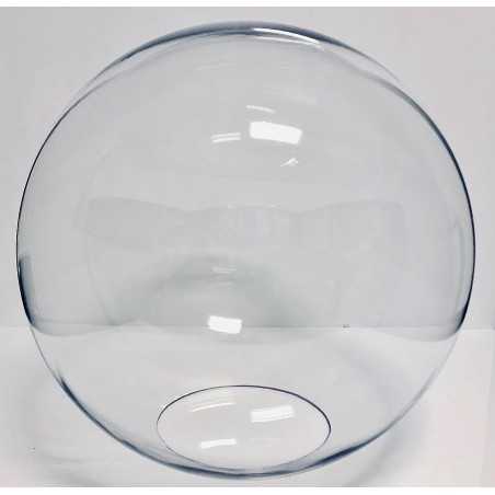 Globe en verre ouverture 30mm transparent