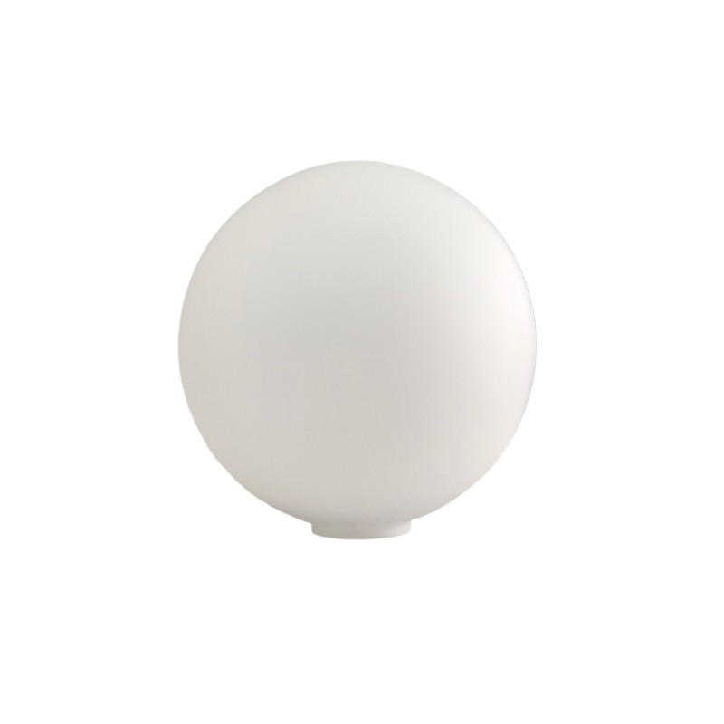 Globe blanche brillant 160mm sans col ouverture 45mm