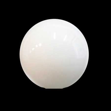 Globe en verre renforcée ouverture blanc