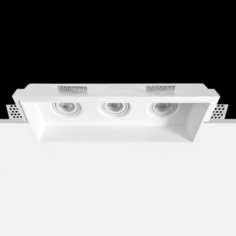 Spot en plâtre GU10 371mm x 140mm x 135mm hauteur
