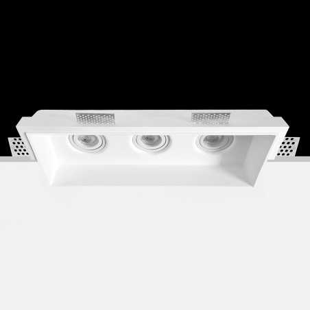 Spot en plâtre GU10 371mm x 140mm x 135mm hauteur