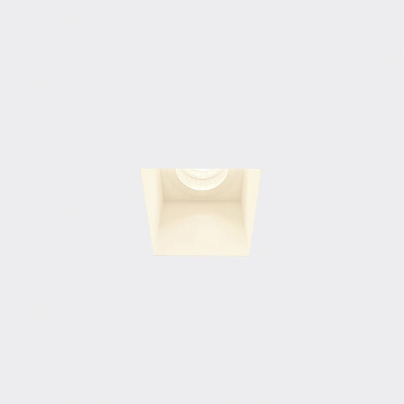 Spot GU10 en plâtre 76mm x 76mm et hauteur 130mm