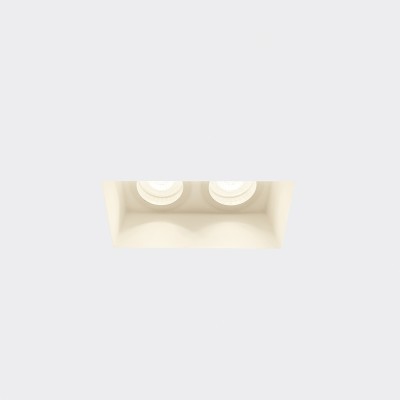GU10 en plâtre 76mm x 76mm et hauteur 130mm