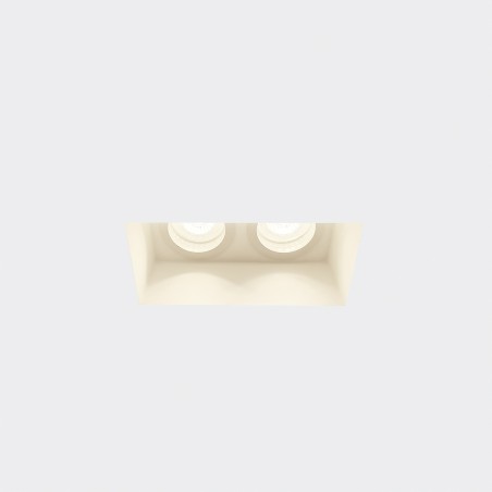 GU10 en plâtre 76mm x 76mm et hauteur 130mm