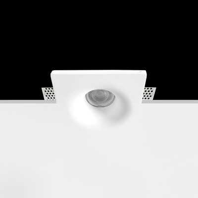 Spot GU10 en plâtre diamètre 76 mm et hauteur 100mm