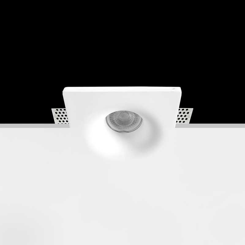 Spot GU10 en plâtre diamètre 76 mm et hauteur 100mm