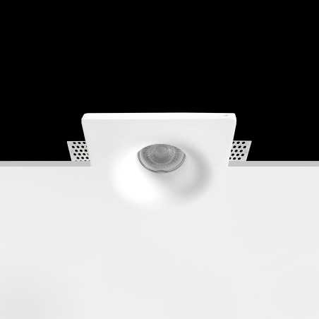 Spot GU10 en plâtre diamètre 76 mm et hauteur 100mm