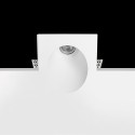 Spot en plâtre incliné 130mm et hauteur 140mm