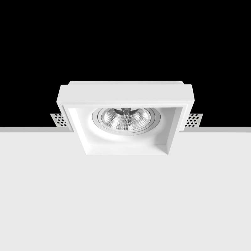 Spot en plâtre 190mm x 190mm x 120mm haut pour AR111