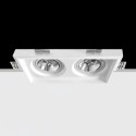 Spot plâtre double 375mm x 190mm x 120mm haut AR111