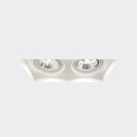 Spot plâtre double 375mm x 190mm x 120mm haut AR111