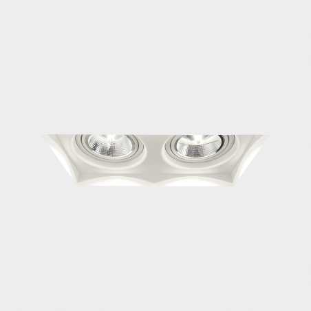 Spot plâtre double 375mm x 190mm x 120mm haut AR111
