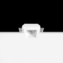 Spot GU10 en plâtre 52mm x 52mm et hauteur 92mm
