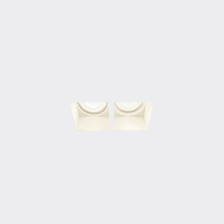 Spot double en plâtre GU10 150mm x 52mm et hauteur 92mm