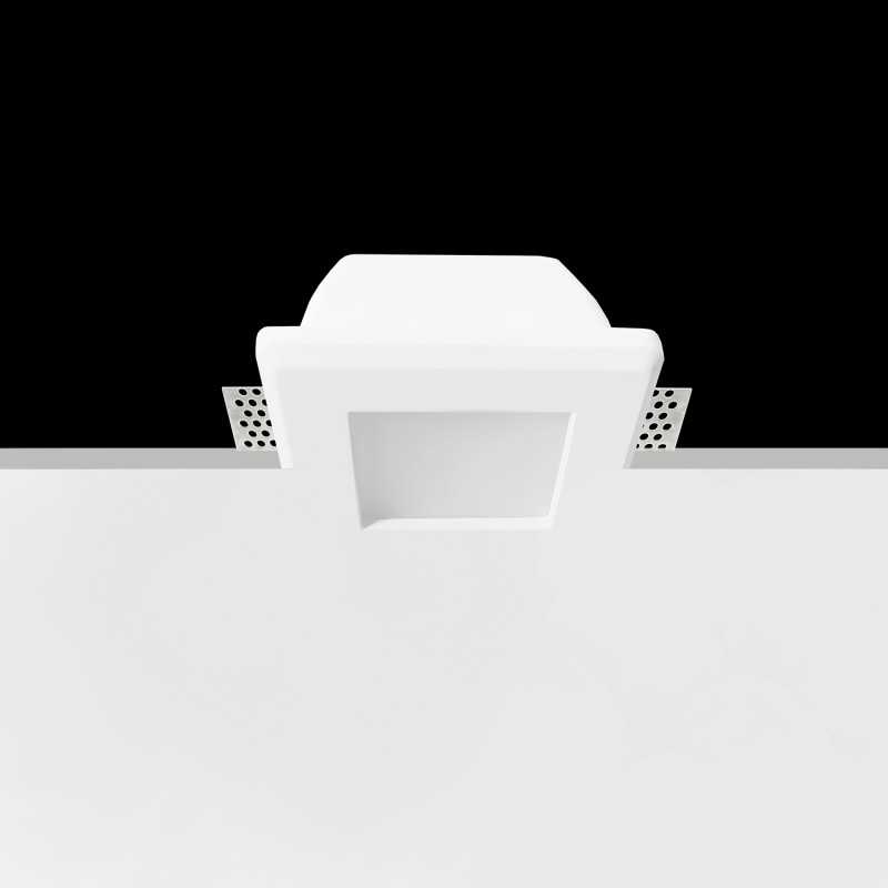 Spot GU10 en plâtre 70 mm x 70 mm et hauteur 115mm
