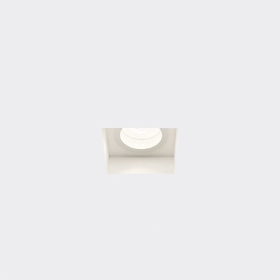 Spot GU10 en plâtre 75mm x 75mm et hauteur 106mm