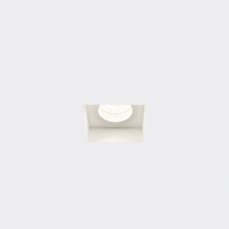 Spot GU10 en plâtre 75mm x 75mm et hauteur 106mm