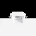 Spot GU10 en plâtre 98mm x 98mm et hauteur 120mm