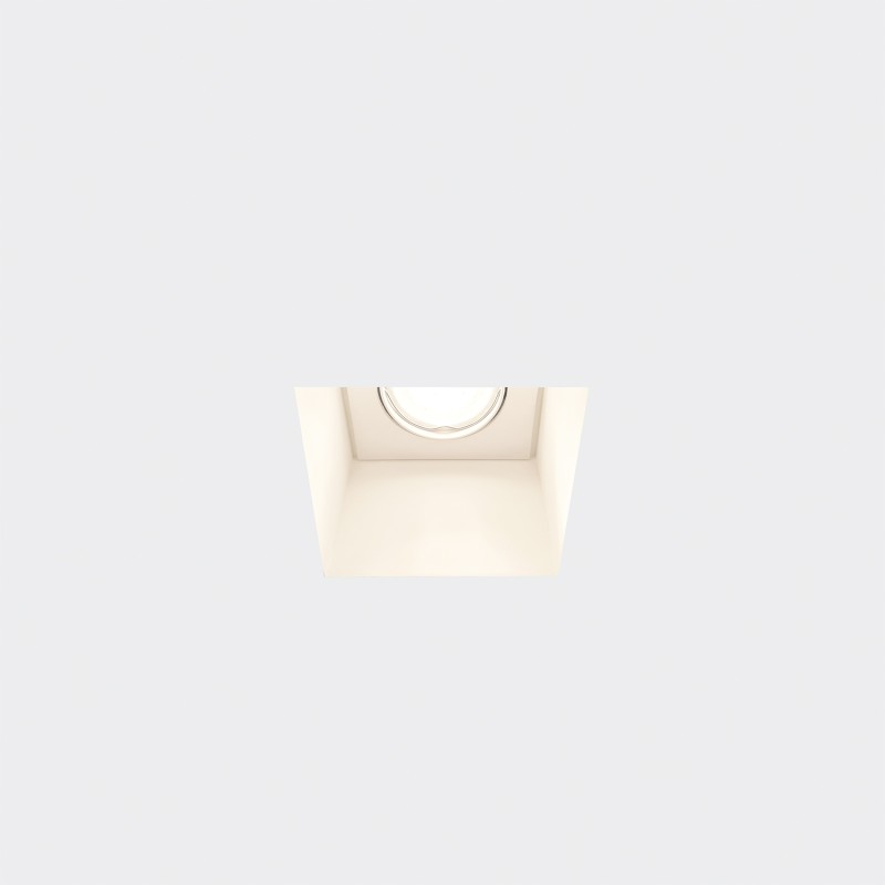Spot GU10 en plâtre 98mm x 98mm et hauteur 120mm