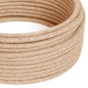 Câble décoratif textile à mètres homologué couleur jute