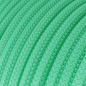 Câble décoratif textile à mètres homologué vert opale