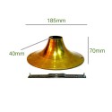 Support métallique laiton pour porte lampes 185mm x 70mm