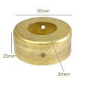 Support en laiton 60 mm diamètre x 25 mm une sortie de 30 mm