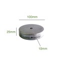 Support métal fer 100mm diamètre x 25mm et une sortie