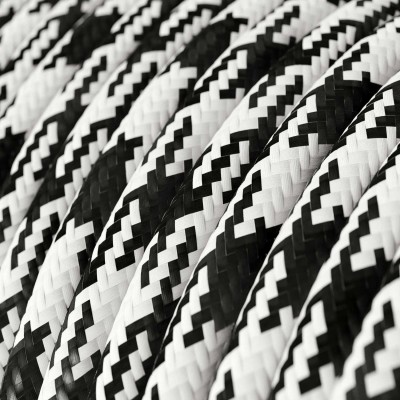 Câble décoratif textile à mètres homologué couleur odyssée noire