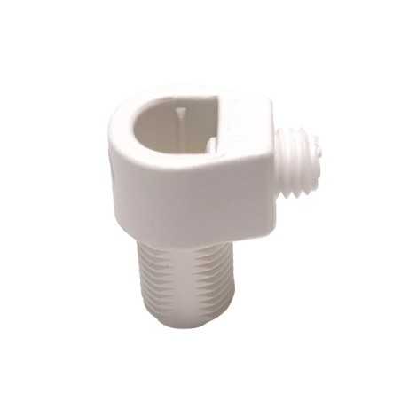 Serre-câble plastique blanc 10/100 à filetage court