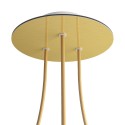 Support de plafond de 200 mm avec trois sorties de différentes couleurs