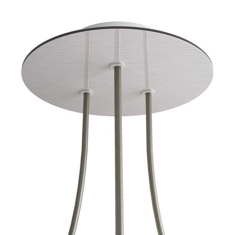 Support de plafond de 200 mm avec trois sorties de différentes couleurs