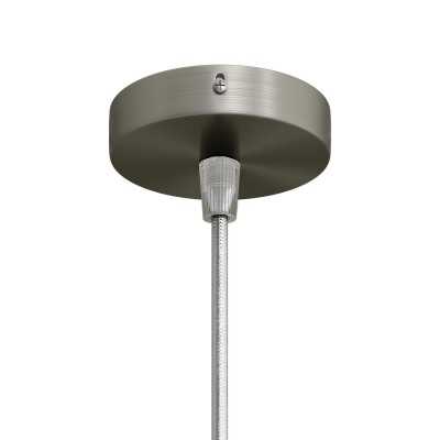 Mini rosace métallique 83 mm pour luminaires | ACCESSOIRESPOURLAMPES.FR