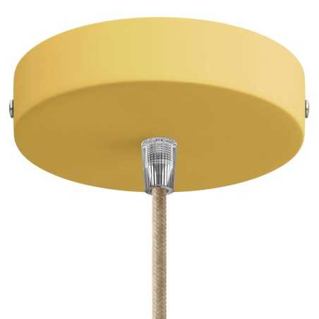 Rosace cylindrique métallique pour luminaires | Design personnalisable