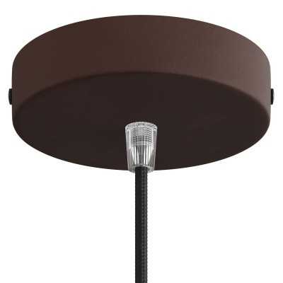 Rosace cylindrique métallique pour luminaires | Design personnalisable