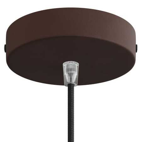 Rosace cylindrique métallique pour luminaires | Design personnalisable