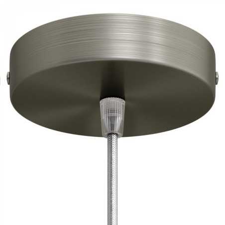 Rosace cylindrique métallique pour luminaires | Design personnalisable