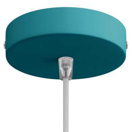 Rosace cylindrique métallique pour luminaires | Design personnalisable