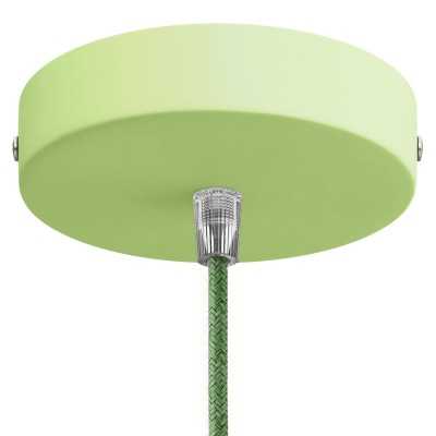 Rosace cylindrique métallique pour luminaires | Design personnalisable