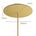 Rosace ronde personnalisable 200 mm | AccessoiresPourLampes.fr