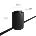 Douille connectable pour E27 50mm x 75mm