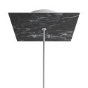 Support métallique carré 200mm x 200mm 1 sortie