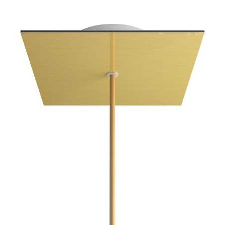 Support métallique carré 200mm x 200mm 1 sortie