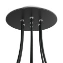 Rosace ronde 200 mm avec 7 trous | ACCESSOIRESPOURLAMPES.FR