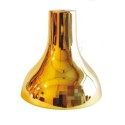 Cloche en métal doré de 140 mm de hauteur sur 125 mm de diamètre.