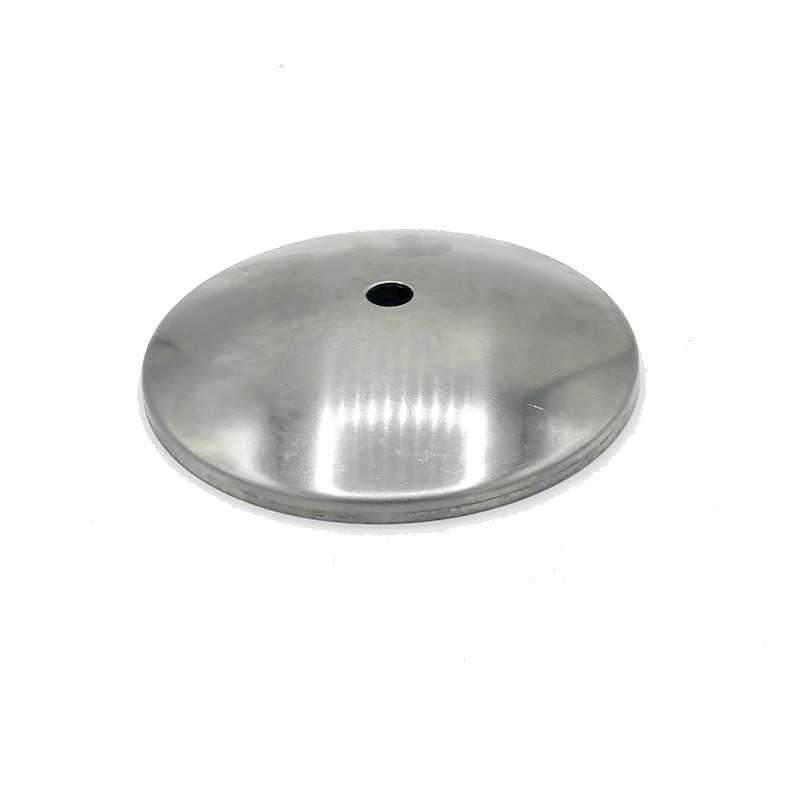Porte-tulipes concave en fer brut de 105mm diamètre x 4mm