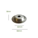Fixation arrière pression en fer brut 42mm x 8mm