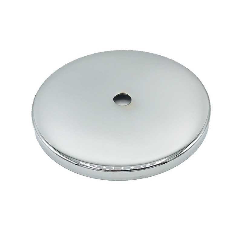 Porte-tulipes chromé globes en verre diamètre 99mm x 5mm
