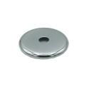 Support globe en verre chromé arrondi diamètre 46mm x 4mm