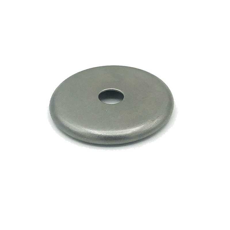 Support globe en verre fer brut arrondi diamètre 26mm x 4mm